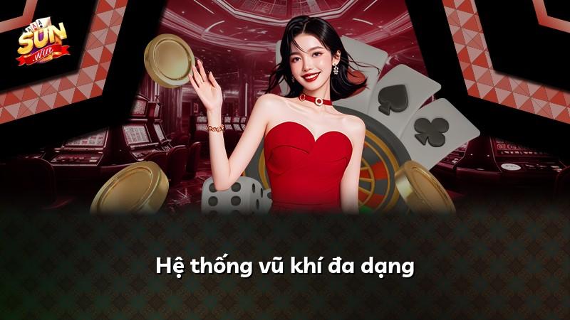 Hệ thống vũ khí đa dạng