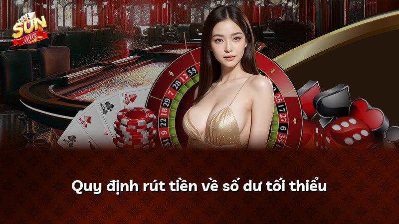 Quy định rút tiền về số dư tối thiểu
